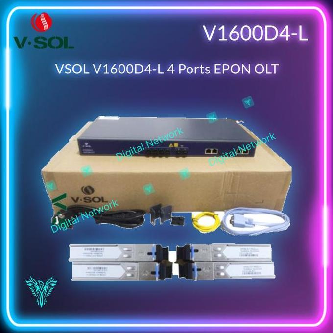 OLT VSOL V1600D4 L 4Port EPON OLT VSOL V1600D4L with 4SFP PX20+++
