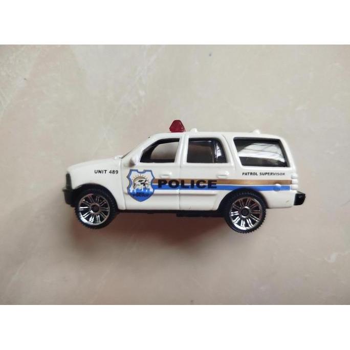 0380 ASSORTED DIECAST LOOSE : MATCHBOX - FORD EXPEDITION POLICE WHITE MCS27