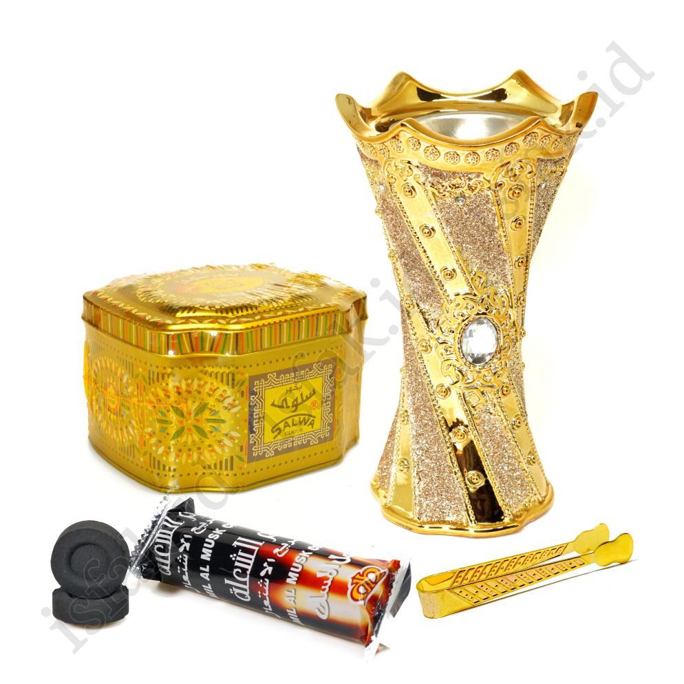 PAKET BUKHUR SALWA TEMPAT DUPA ARANG MAGIC WANGI CENDANA MENYAN ARAB MURAH