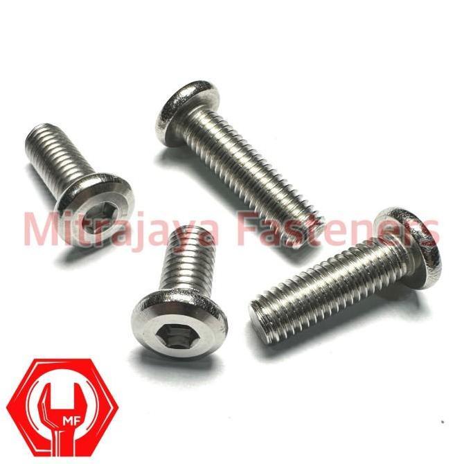 [10 Pcs] Baut Jcbc M8X20 Stainless Steel