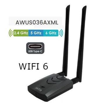 ALFA AWUS036AXML WIFI 6E USB Wifi Adapter 3000 Mbps