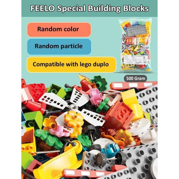 Kittoys- Feelo Building Blocks Compatible With Lego Duplo