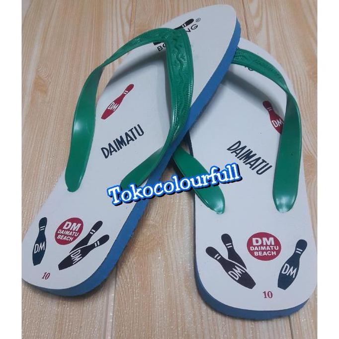 Shoe- Sandal Bowling Daimatu/Sandal Legendaris/Sandal Jepit Daimatu Bowling/Sandal Daimatu Sandal Je