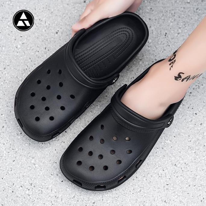Shoe- Sandal Kodok Pria Baim Fuji Clog Jelly Anti Air Karet Wedges B Size 40-45 - Sendal, Shoes