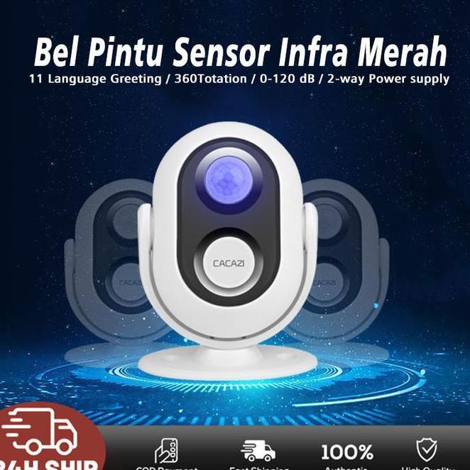 Selamat Datang Sensor Gerak Otomatis Bel Sensor Pintu Masuk Alarm Rumah Anti Maling