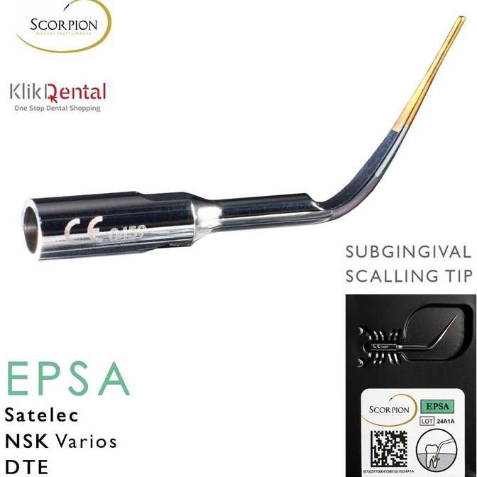 KLIK DENTAL Scorpion Scaler Tip Perio ( EP ) For Satelec / Skeler Tip