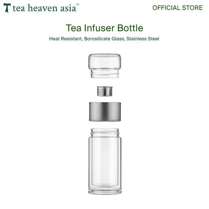 TEA HEAVEN TEA STRAINER BOTTLE SET INFUSER 420ML