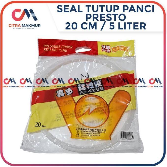 SEAL KARET TUTUP PANCI PRESTO 20 CM 5 LITER PRESURE COOKER SIL GASKET CMO27