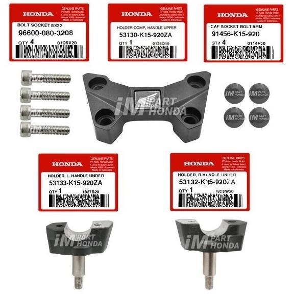 53130-K15-920ZA 53132-K15-920ZA 53133-K15-920ZA RAISER & DUDUKAN STANG STIR KANAN KIRI CB 150 R LED 