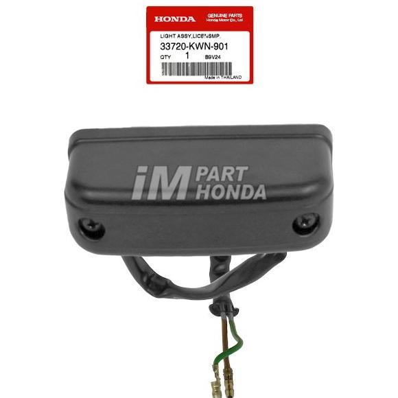 33720-KWN-901 LIGHT ASSY LICENSE RUMAH LAMPU KOTA SLEBOR BELAKANG PCX 125 CBU THAILAND