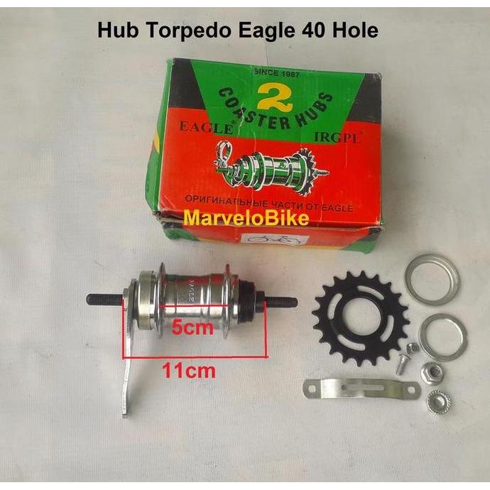 Hub Torpedo Sepeda Onthel Becak Eagle 40 Hole [terbaik]