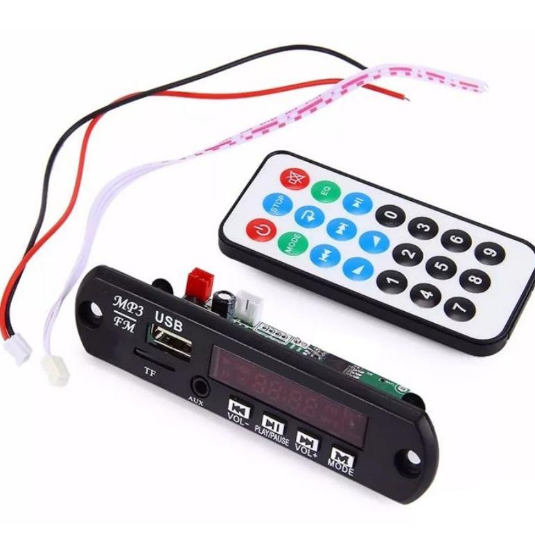 Modul Mp3 Bluetooth Remot FM Radio USB Kit