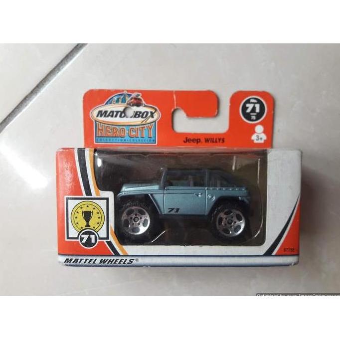 MATCHBOX - JEEP WILLYS CONCEPT / MATCHBOX HERO CITY - RARE MCS27