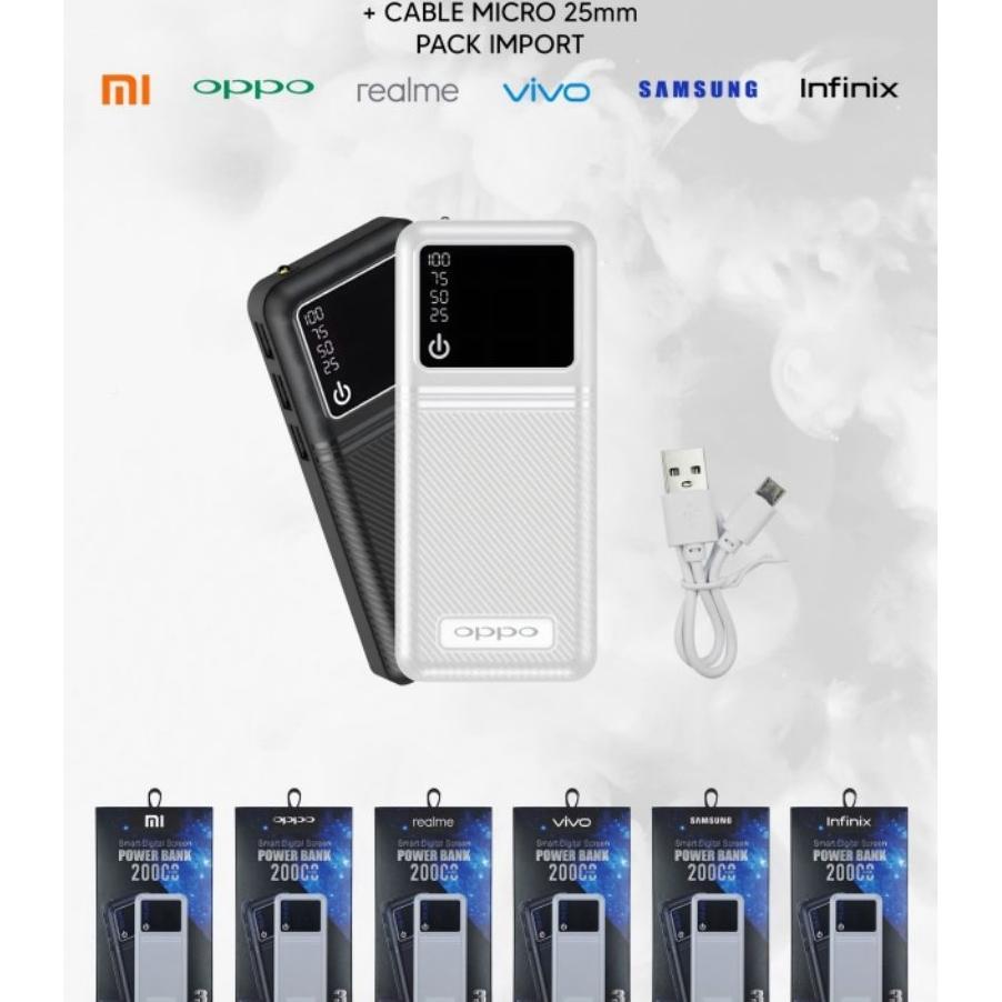 Powerbank Samsung 20000 Mah Slim Design Power Bank 3 Port Usb