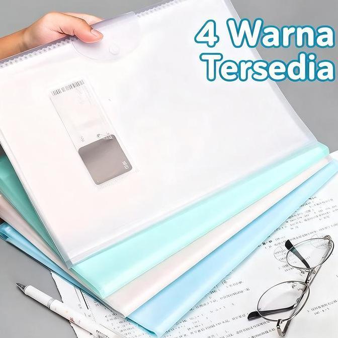 Map Plastik A3 Banyak Lapisan - Map Ujian & Dokumen Transparan, Penyimpanan Rapih Alqshop