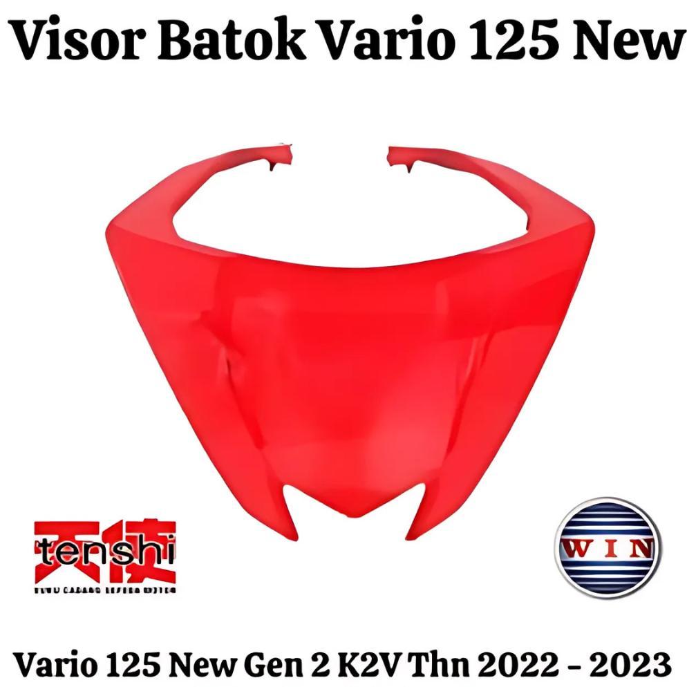 VISOR BATOK K2V VARIO 125 NEW LED GEN2 2023 K2V MERAH