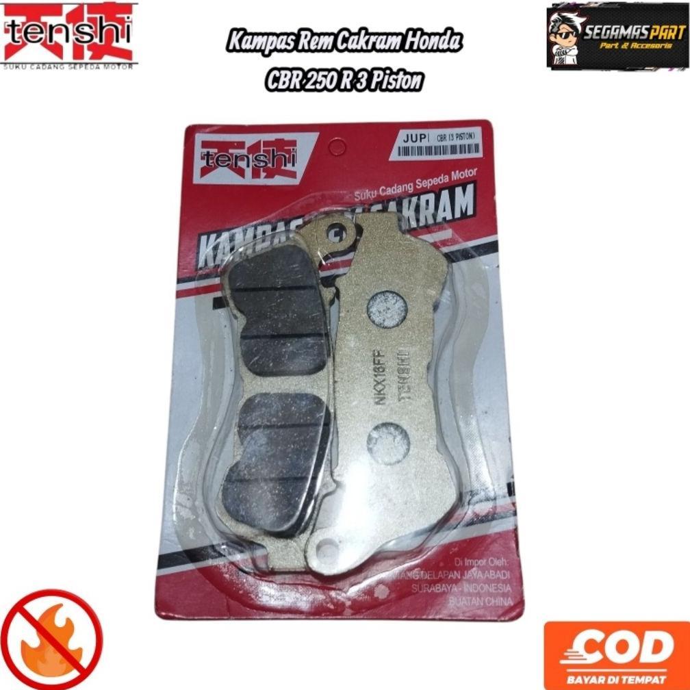 DISCPAD KAMPAS REM CAKRAM DEPAN HONDA CBR 250 CBU ABS 3 PISTON