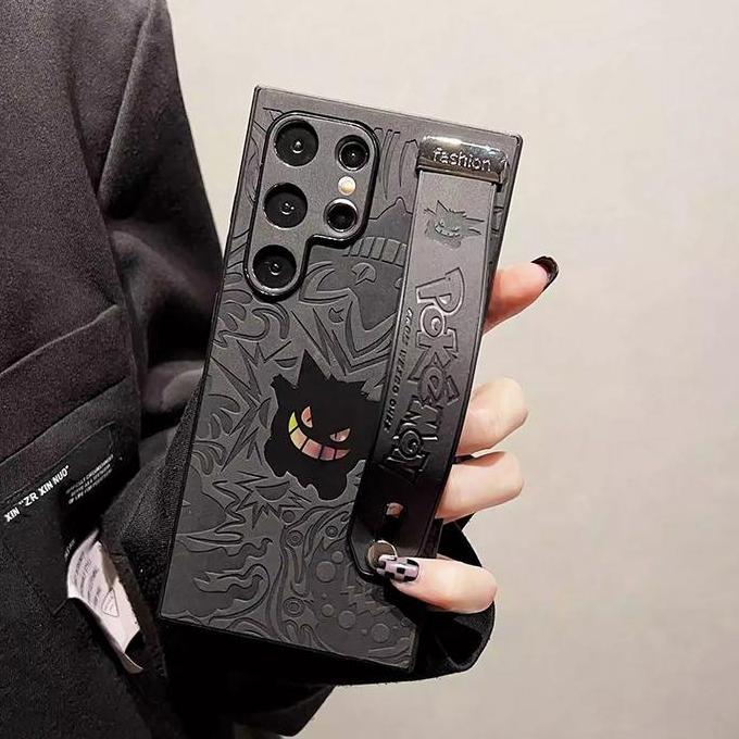 Best Seller Crashstar Cool Laser Gengar Leather Wristlet Phone Case For Samsung Galaxy S26 S25 S24 F
