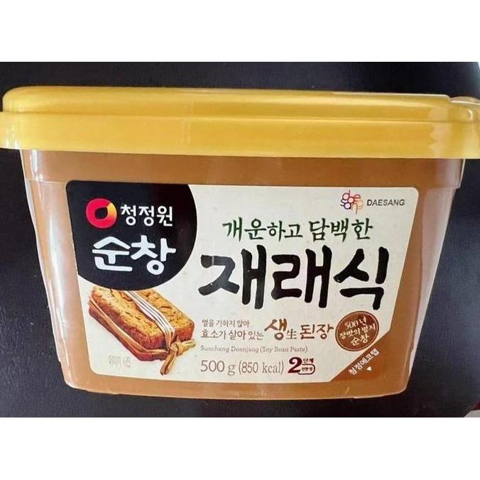 CJ Haechandle Doenjang Korean Soybean Paste Jaeraesik 500 Gram / Pack Bumbu Masak Itant HALAL