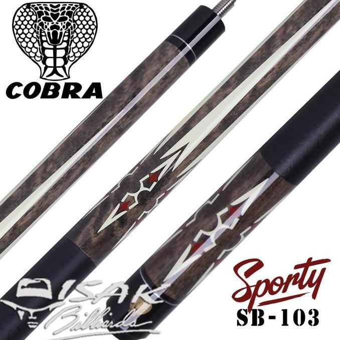 COBRA SB-103 - MAPLE POOL BILLIARD CUE STICK - STIK BILIAR - 13 MM