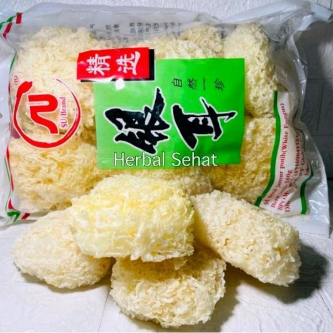 JAMUR ES 100 GRAM JAMUR PUTIH SUPER / JAMUR SALJU / WHITE FUNGSU ORGANIK FOOD