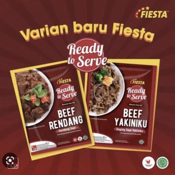 Nyumi- Fiesta Ready To Serve Beef Rendang / Beef Yakiniku /Chicken Teriyaki