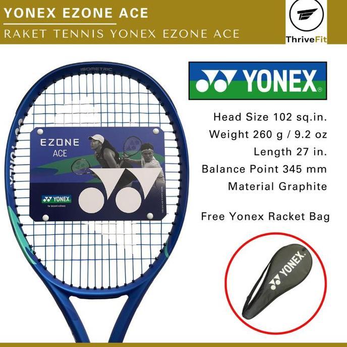 YONEX EZONE ACE Tennis Racket / Raket Tennis Yonex Ezone Ace