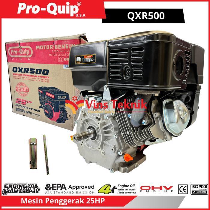 MESIN PENGGERAK GASOLINE ENGINE BENSIN 25HP PROQUIP QXR500 QXR 500 ORIGINAL DAN TERPERCAYA