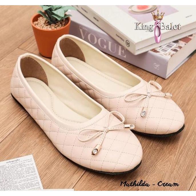 DB159 - King Balet Sepatu Flatshoes Wanita MathildaNyaman & Tahan Lama Cocok untuk Kerja dan Aktivit