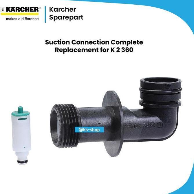 Karcher Spare Part Inlet Suction Connection Lengkap Pengganti Untuk K2  Original By Karcher