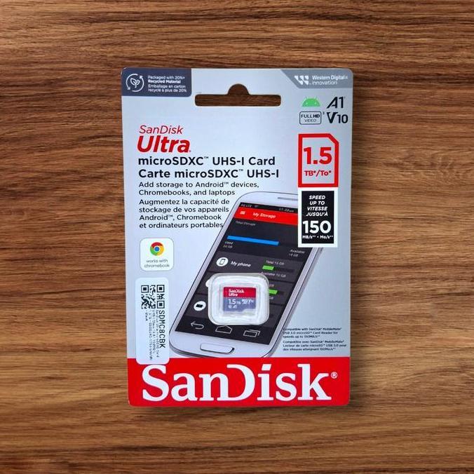 HARGA DISC - MICRO SD 1.5TB SANDISK ULTRA ORIGINAL MEMORY CARD 1.5 TB MICROSD 1,5TB ORI 150 MB/S 1,5