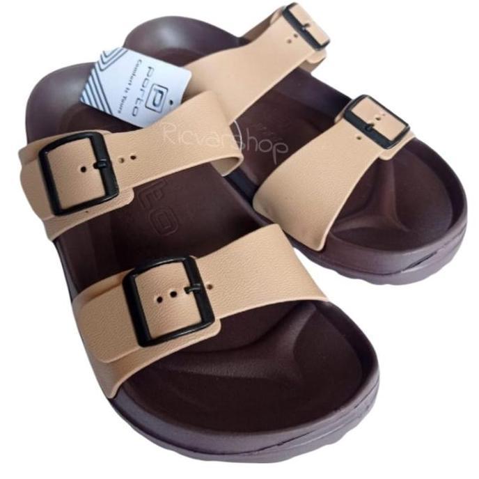 SANDAL SLOP KARET PRIA DAN WANITA PORTO 1029M 40-44