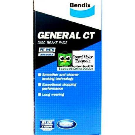 BENDIX Kampas rem depan INOVA Innova 2004 - 2015 (Non Reborn) BENDIX