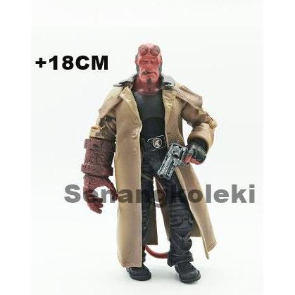 mainan - Action Figure Hellboy Loose Anak Karet Toy High Quality PVC 18 Cm Dengan Artikulasi Dan Han