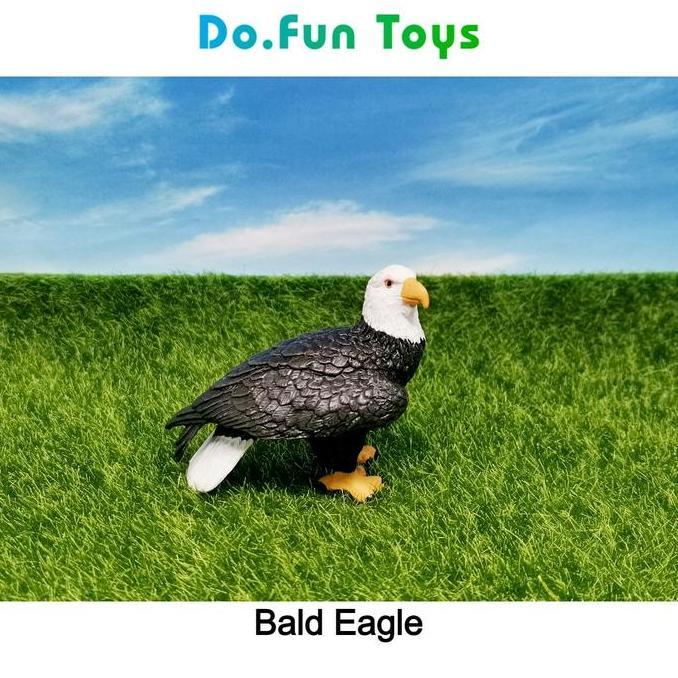 mainan - Bald Eagle Animal Figure/ Miniatur Burung Elang Botak Diskon