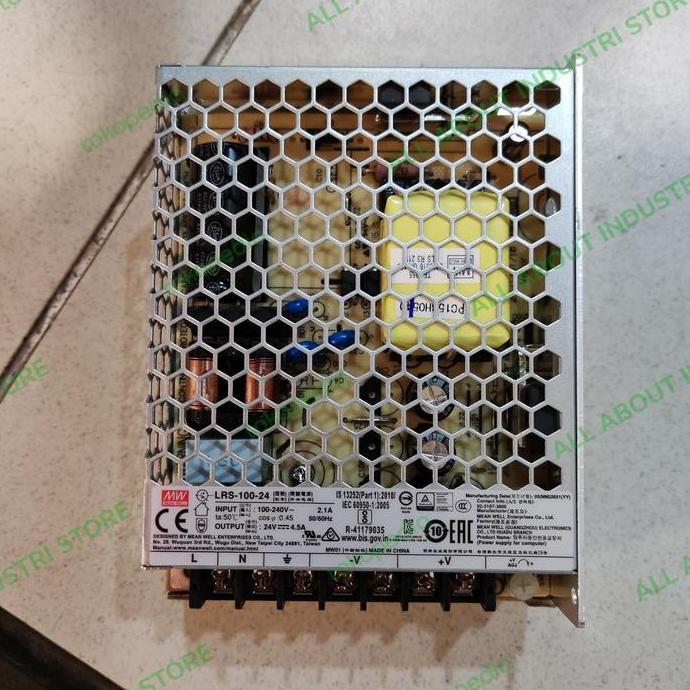 MEANWELL Power Supply LRS-100-24 LRS 100 24 LRS10024 MEAN WELL