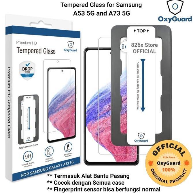 Promo - Tempered Glass For Samsung Galaxy A53 5G A73 5G Oxyguard Screen Protector Anti Gores Screen 