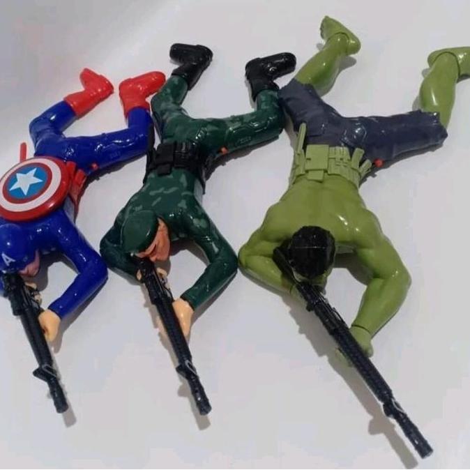 mainan - MAINAN KOLEKSI ANAK TENTARA TIARAP MILITER BERGERAK Toy Diskon
