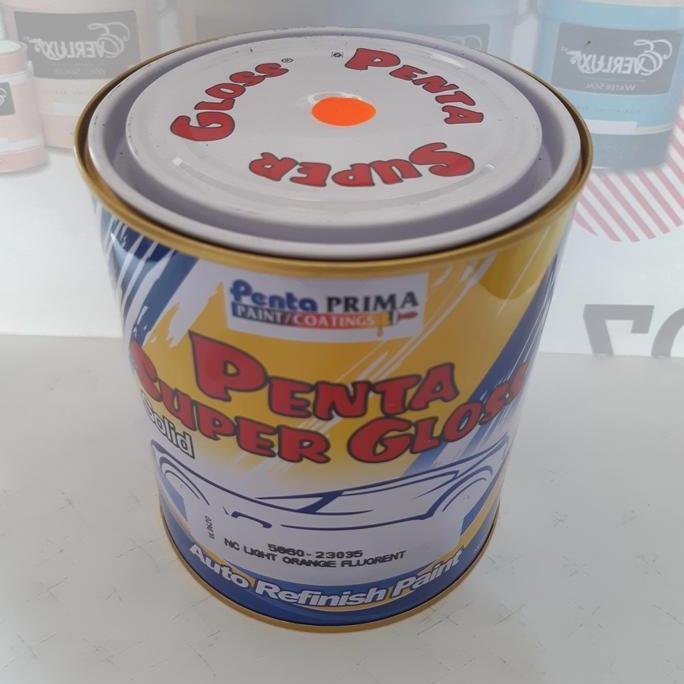 Pulasan- Cat Penta Super Gloss Nc Fluorent/Rna Stabilo Hijau & Kuning -1Kg