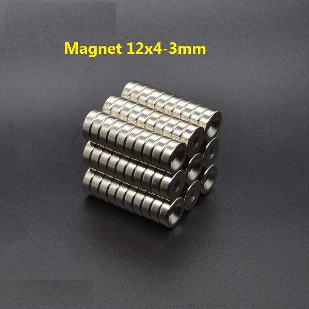 1PCS MAGNET BULAT BOLONG COUNTERSHUNK 12X4-3 12X4MM LUBANG 3MM TEBAL 4MM N35 MAGNET PUTIH DIAMETER 1