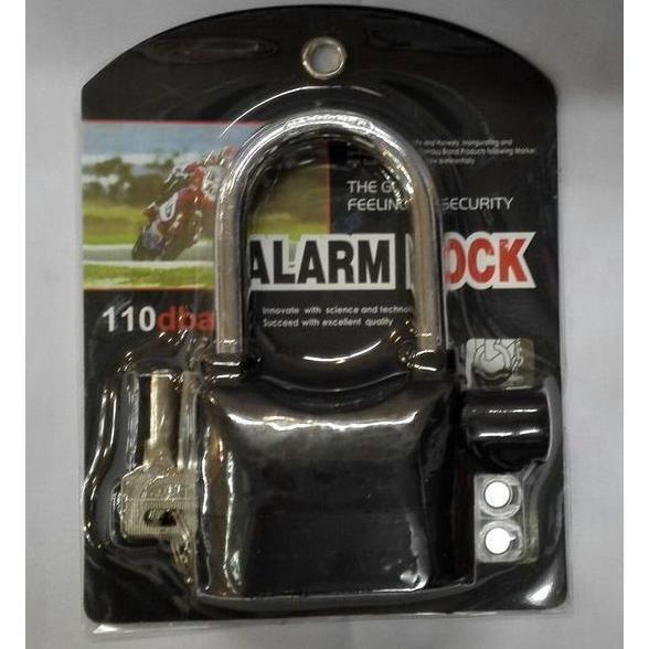 Gembok Alarm Anti Maling (Alarm Lock, Kunci Gembok Alarm)