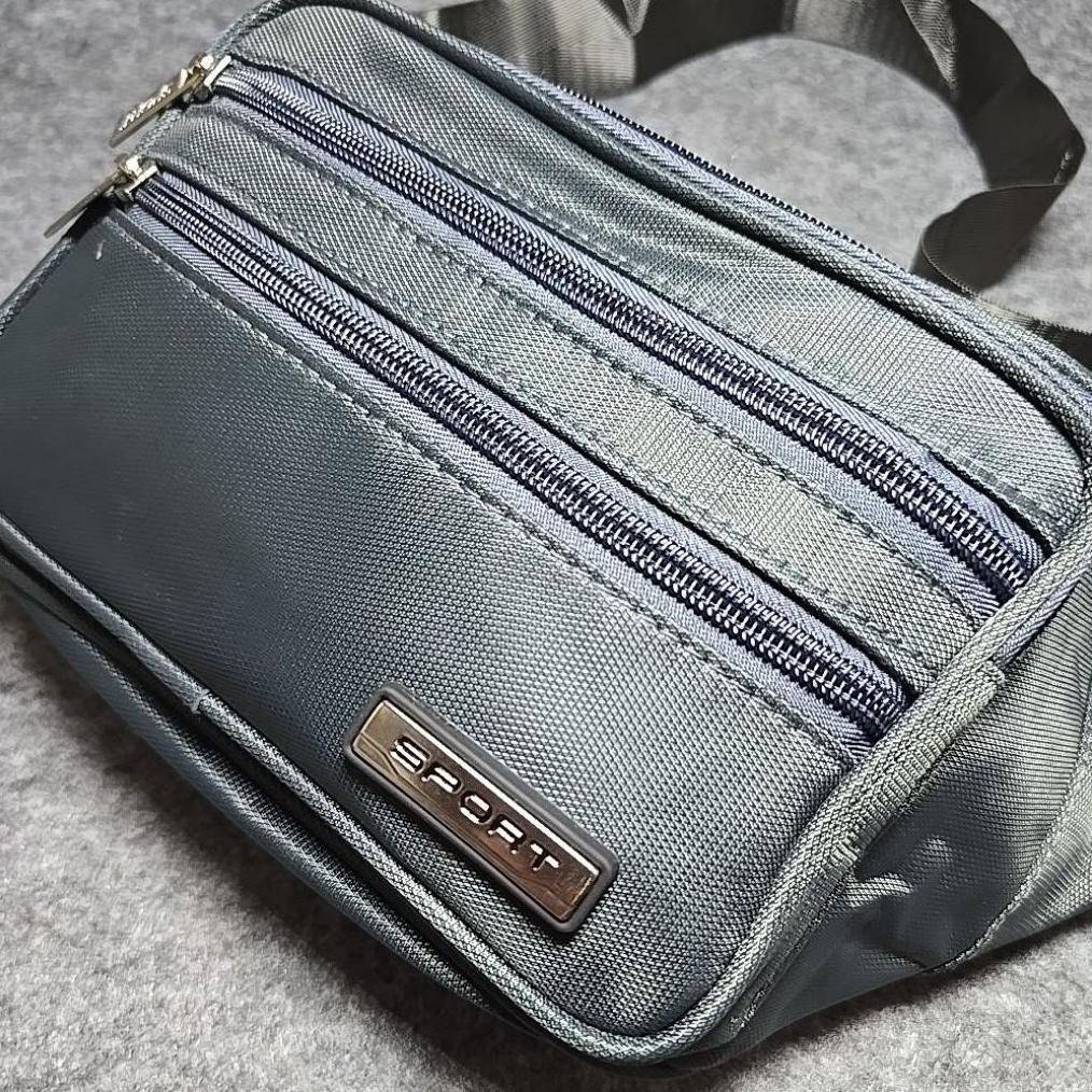 Tas Waistbag SPORT 6118 Model Polo Dolby 6 Resleting