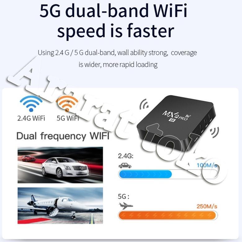 HOT DEALS MXQ PRO 4K 5G 16G+256G SMART BOX ANDROID 11 SET UP BOX TV DIGITAL STB ANDROID TV BOX TV TA