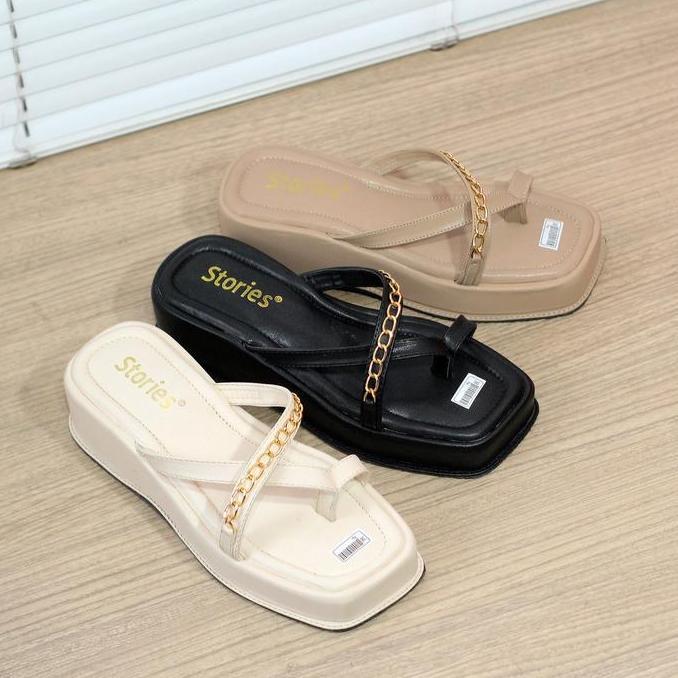 DB198 >> Sandal Wanita Jeje Wedges Sendal Flatform Wanita JJ 01 Cewek - Shoes