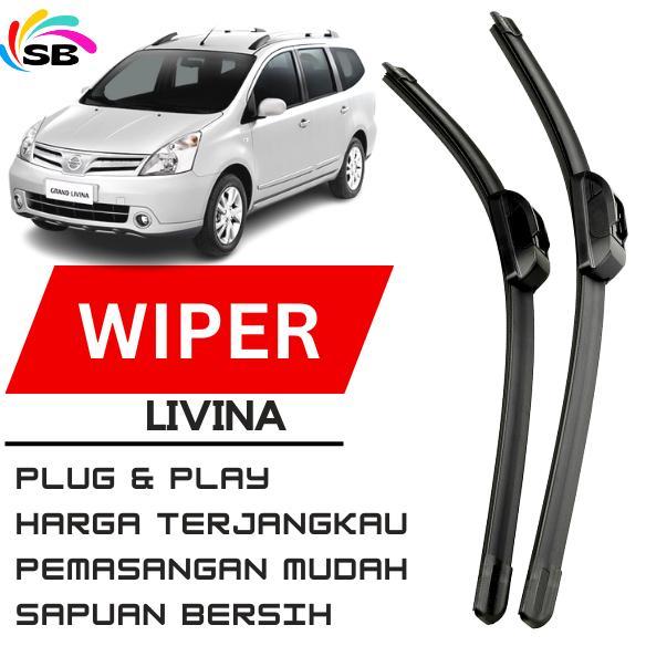 Super Wiper Depan Nissan Livina 2006 - 2018 Wiper Livina 2006 - 2018 Frameless
