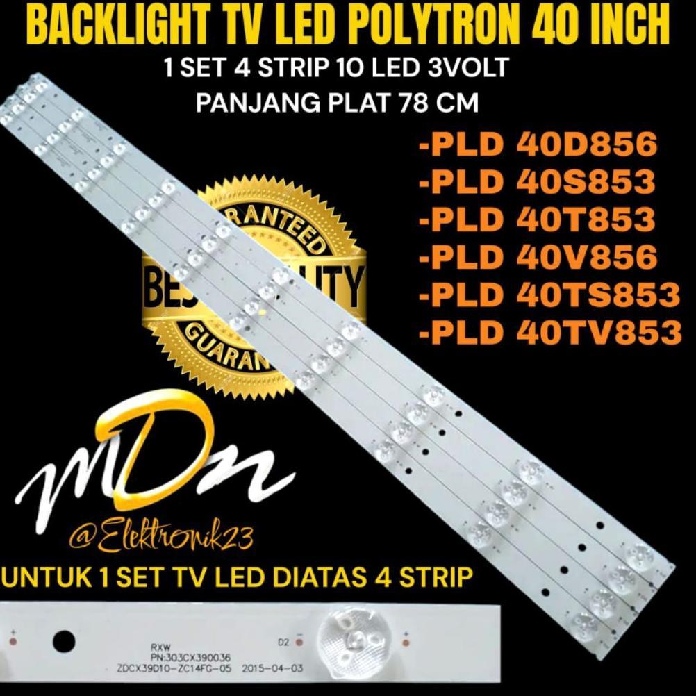 cuci gudang backlight tv led polytron 40 inch pld40d856- pld40s853- pld40t853- pld40v856- pld40ts853