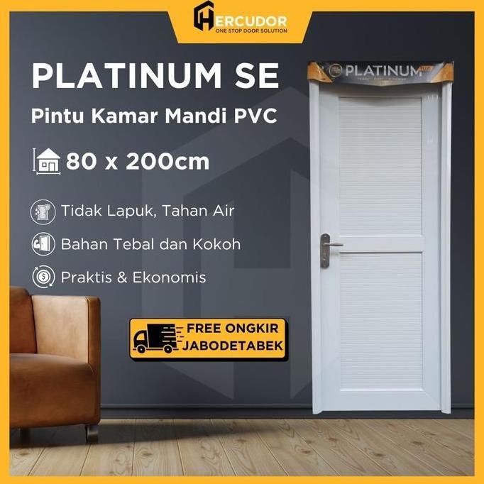 Terlaris Platinum Se 80 - Pintu Pvc Tebal Platinum Special Edition - 80X200