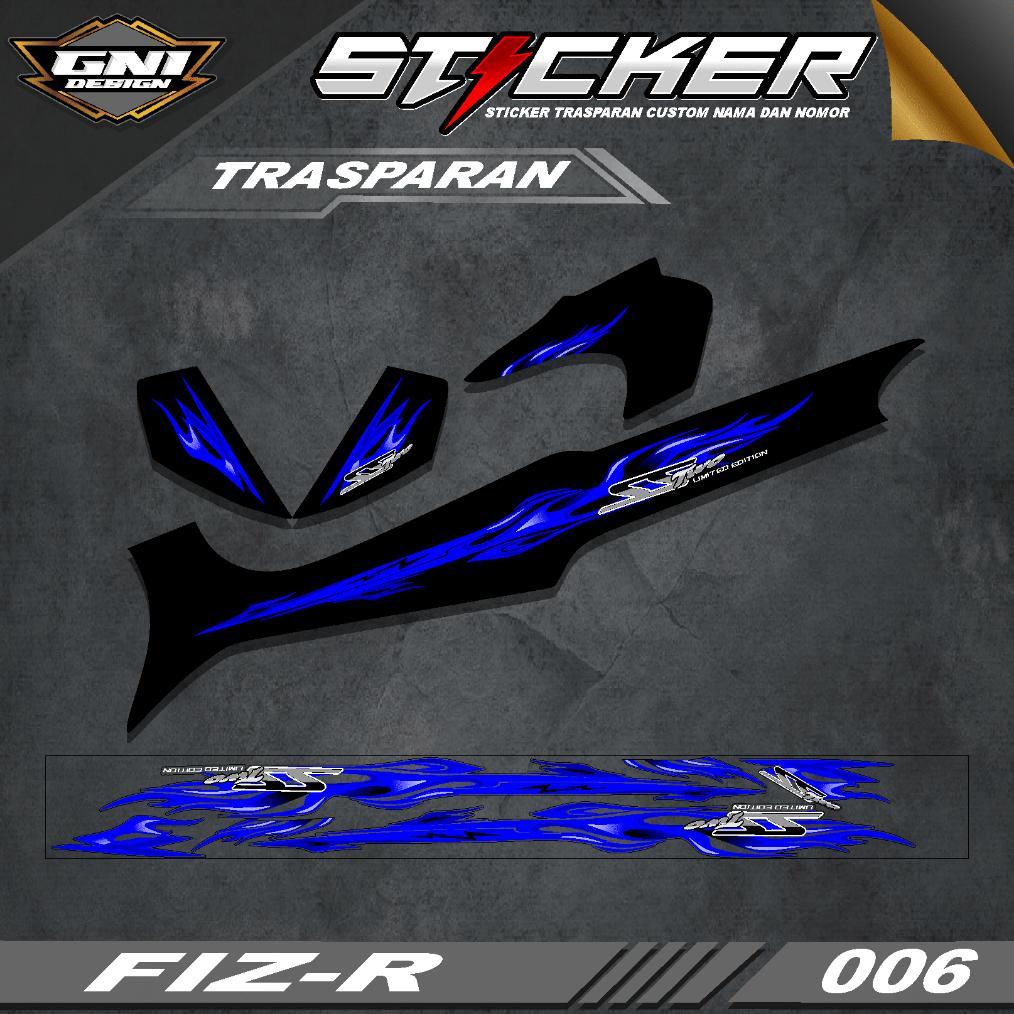 Hot Stripping Api F1Zr Body Sirip 125 Z Virall Ag Style Original Design Striping Stiker Variasi Yama