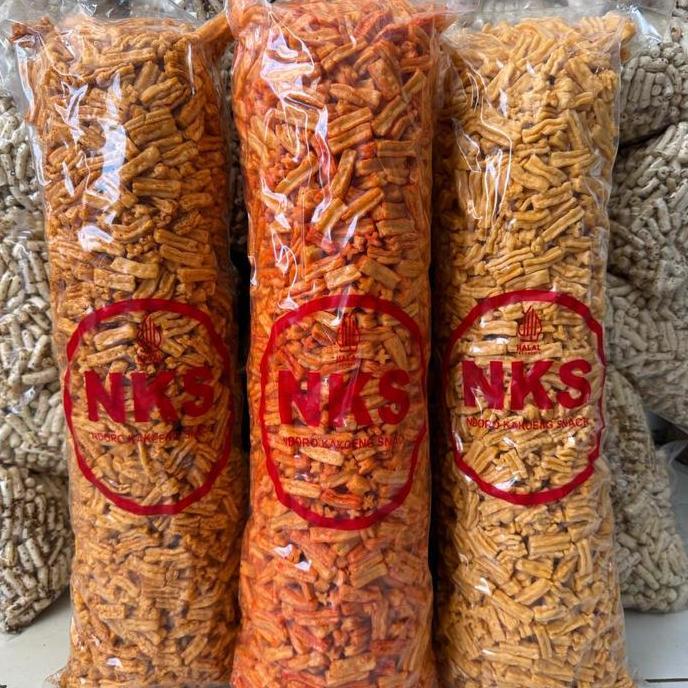 KERUPUK KECIPIR RINDU NKS - 1 BALL 1kg cemilan
