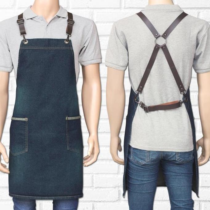 Promo Apron Barista - Jeans bladus